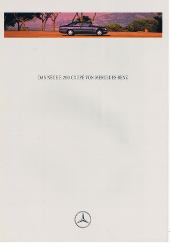 Prospekt mercedes 200 coupe - mercedes,