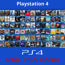 Lotto GIOCHI PS4 Playstation 4 - SCEGLI I TUOI GIOCHI