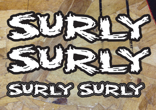Surly bikes adesivo - surly,