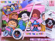 ? MAFALDA Quino VINTAGE 1992 Diario NO RAZZISMO Toppa Gomma Matita fumetti ☮️