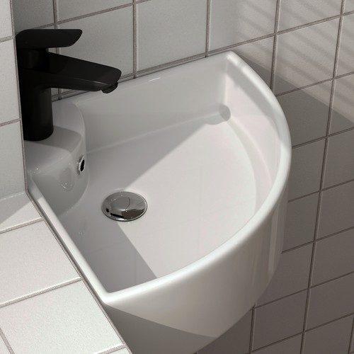 Lavabo angolare ceramica - lavabo,