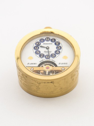 Raro orologio tavolo - orologio, con