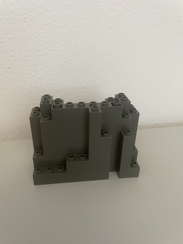 Lego castle 6082 parete - parete, grigia