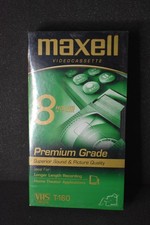 Maxell VHS T-160 Premium Grade