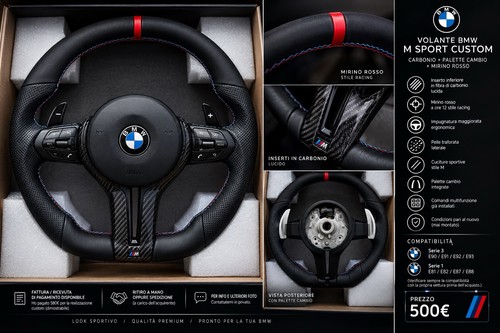 Volante bmw sport carbonio - sport,