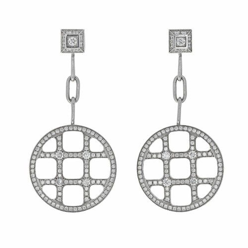 Orecchini goccia cartier in - a,