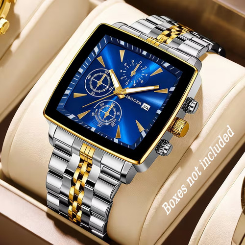 Orologio uomo quadrato - orologio,