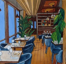 Betty Rullo cm 30x30 olio su