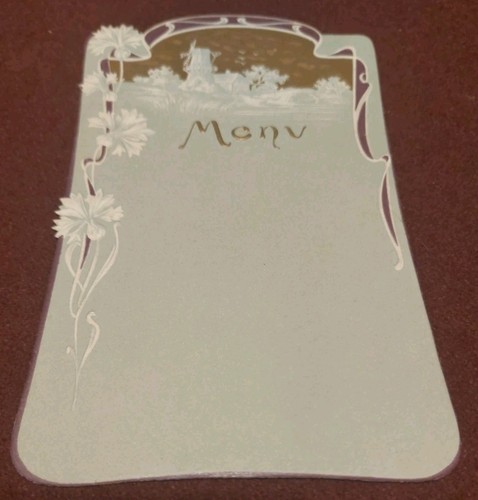 Menu originale epoca - d',