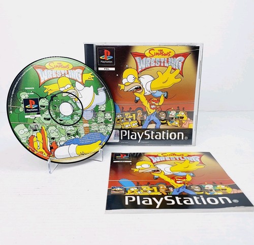 The simpson wrestling ps1 pal - the,