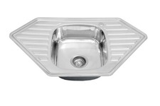 Lavello angolare acciaio inox