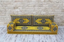 Mobili soggiorno arabo, divano majlis arabo, posti a sedere arabo, Jalsa