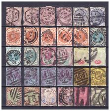 FRANCOBOLLI Gran Bretagna Great Britain Regina Vittoria 1883-1887  a Scelta FX2