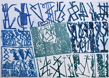 Riccardo LICATA "Ramina" 2011 xilografia originale datata firmata