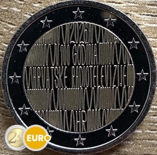 Euros commémorative croatie - 2,