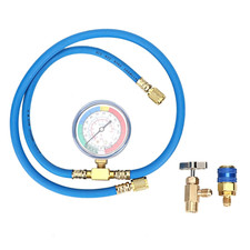 R134A Refrigerante Tubo Kit,Auto AC Kit Ricarica Refrigerante per Ricarica Gas C
