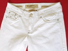 JEANS donna Jacob Cohën W32 Bianco Made In Italy 
