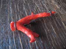Spilla corallo art deco