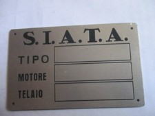 Targa targa Siata 202 S31