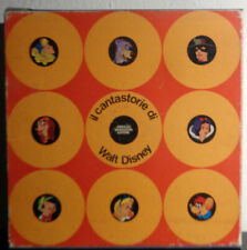 BOX "IL CANTASTORIE DI WALT DISNEY" ARNOLDO MONDADORI vinili in buone condizioni