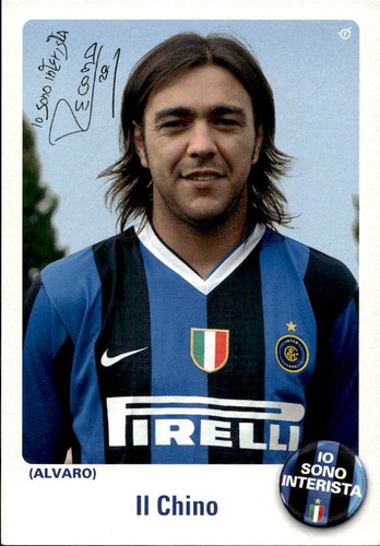 Cartolina calciatore inter - calciatore,