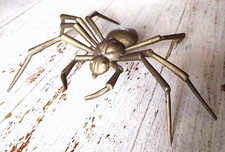 Statua grande 25 x 21 cm Ragno metallo da muro spider Arredo Ornamento casa