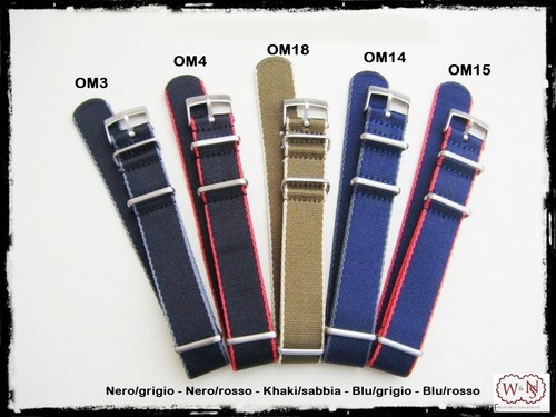 Cinturini nylon luxury misure - cinturini,