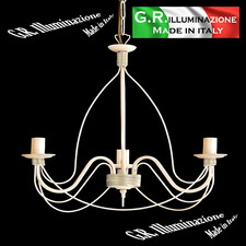 LAMPADARIO IN FERRO BATTUTO 3