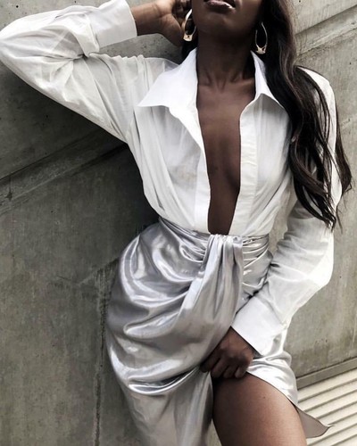 Gonna midi drappeggiata zara - gonna,