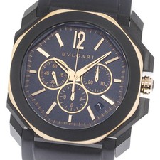 BVLGARI Octo Originale Ultra Nero BGOP41SGCH Cronografo Automatico Uomo_747786