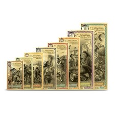 8 Piece Oklahoma Goldback Gold