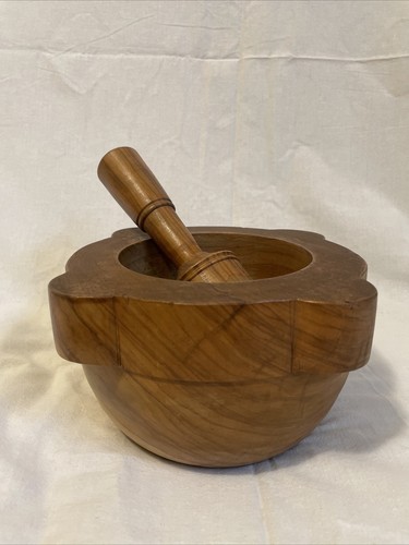 Mortaio legno ulivo - legno,