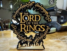LORD OF THE RINGS | Sign | Logo | Plaque | Freestanding | LOTR