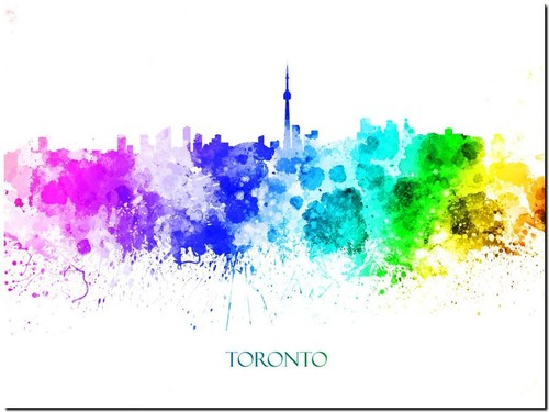 Toronto city skyline canada - city,