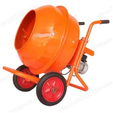 betoniera mobile 220v tamburo cantiere pietra sabbia alimentazione malta betoniera