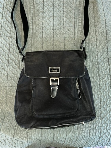 Harrods purse black - black, w/silver