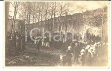 1930 ca SERBIA (?) Processione religiosa ortodossa con icone *Foto seriale RARA