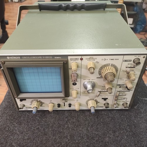 Hitachi oscilloscopio 550b 2 - oscilloscopio, v-550b