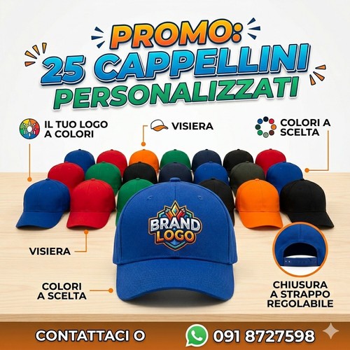 Cappellini personalizzati con - cappellini,