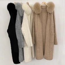 Giacca maglione lungo collo