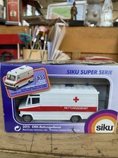 B67 1:55 SIKU 2015 MERCEDES-BENZ 809D DRK RESCUE SERVICE RECUPERO AMBULANZA MIB3