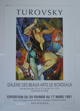 TUROVSKY, affiche de