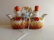 Porta Olio-aceto in ceramica