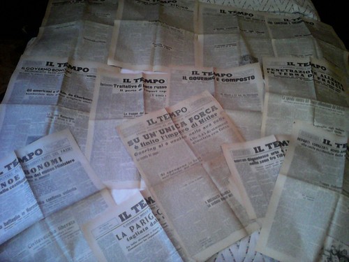 Giornale tempo del 1944 - tempo, '