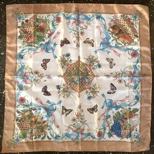 Gucci Sciarpa Seta Floreale