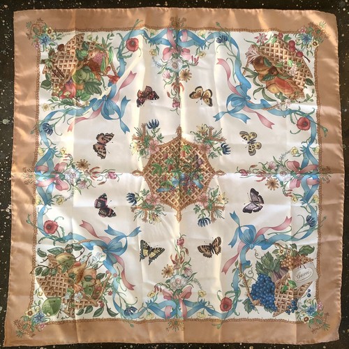 Gucci sciarpa seta - sciarpa, floreale