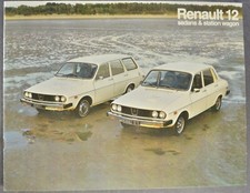 1974 Renault 12 Catalog