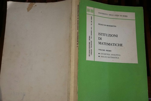 Istituzioni matematiche - istituzioni,