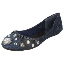 Ballerine denim con - ballerine, gioielli