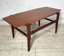 TAVOLINO DA SALOTTO caffè VINTAGE ANNI 60 LEGNO ITALIA DESIGN MID-CENTURY TABLE